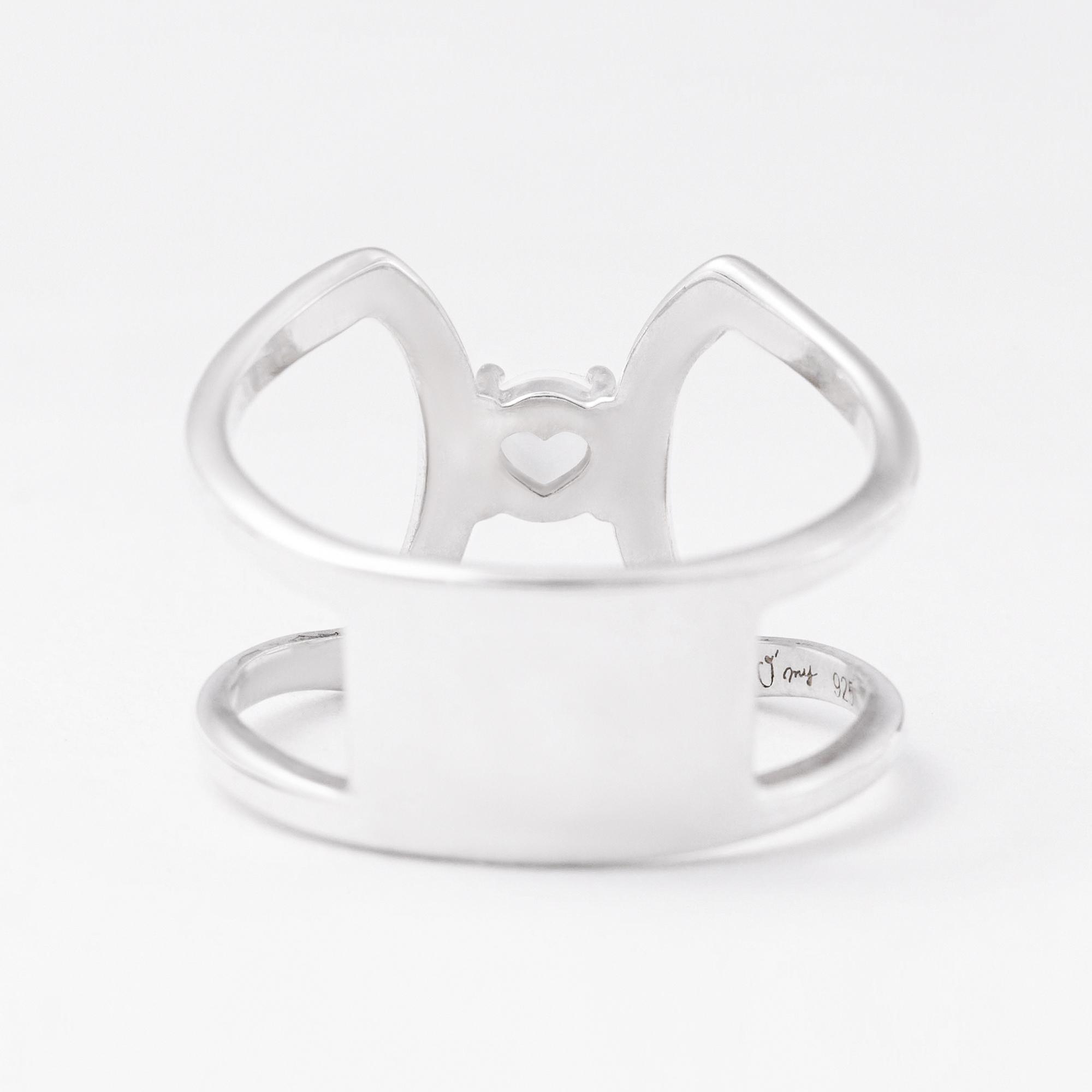 celosia ring / silver / onyx | 5枚目