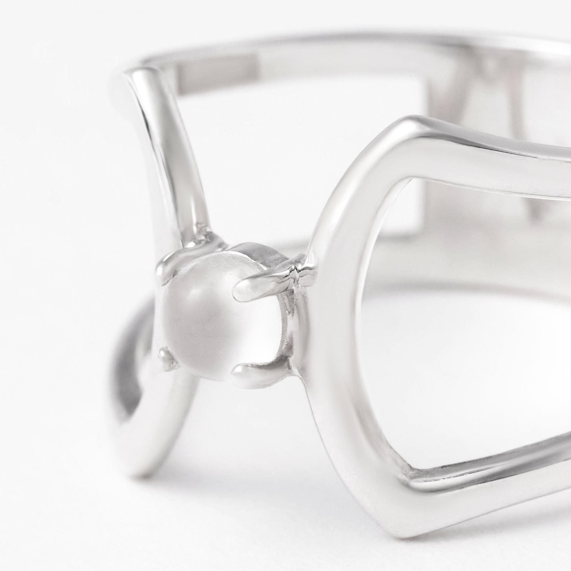 celosia ring / silver / smoky quartz | 3枚目