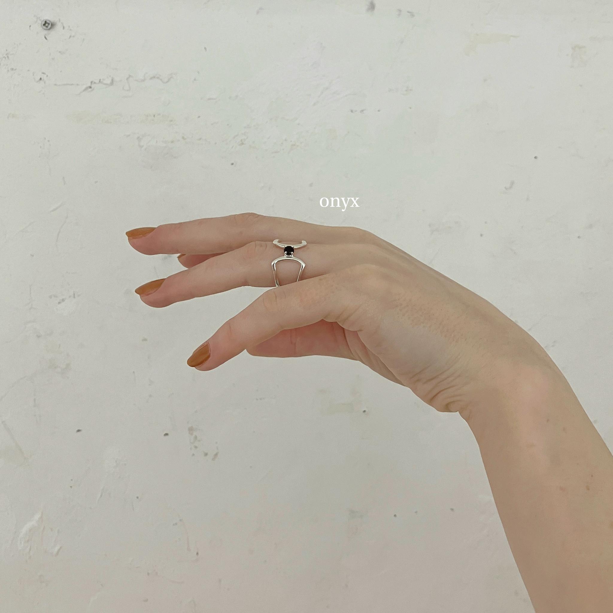 celosia ring / silver / smoky quartz | 9枚目