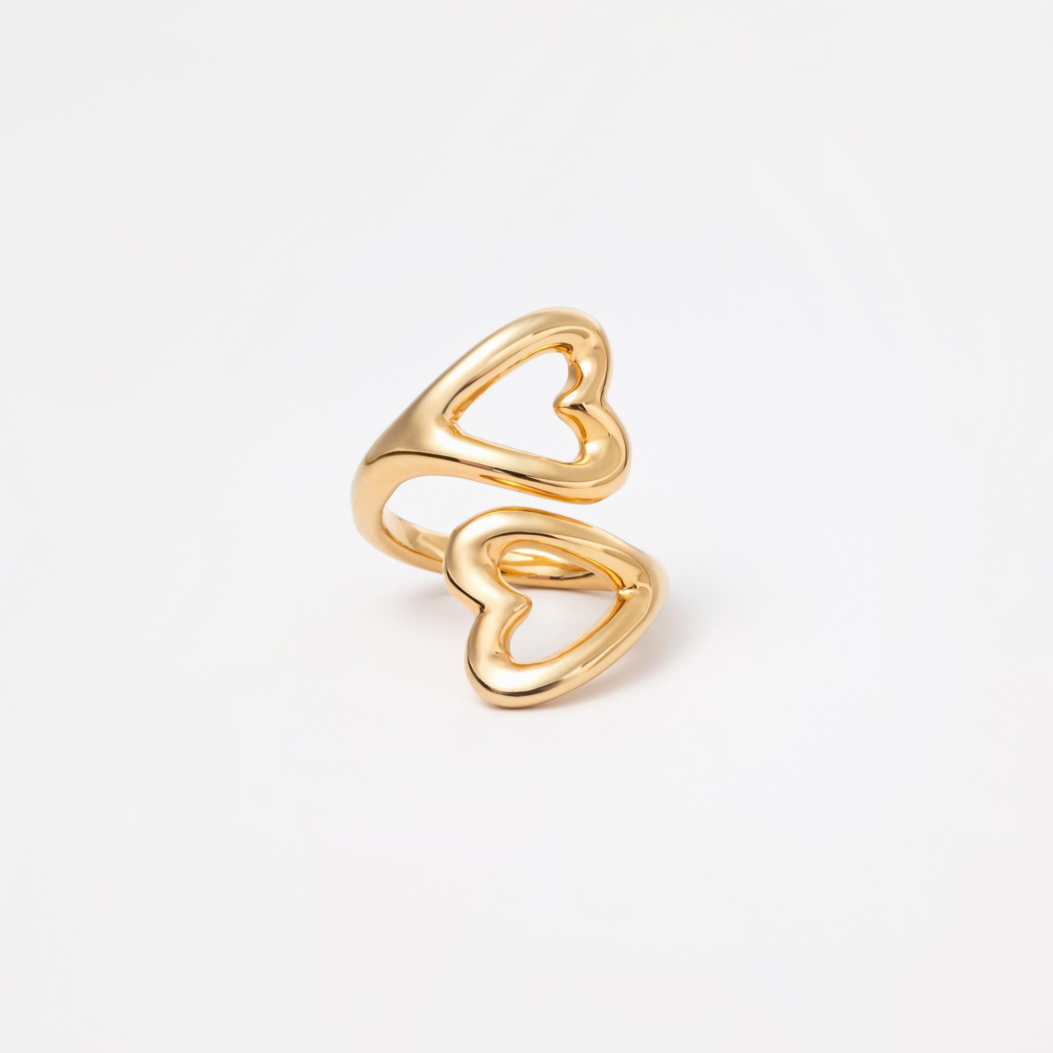 clover ring / gold